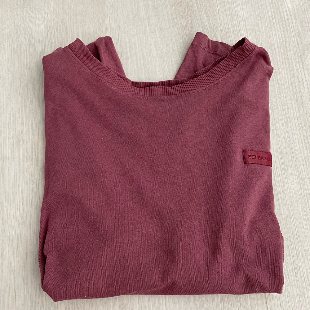 Set Active cropped long sleeve shirt